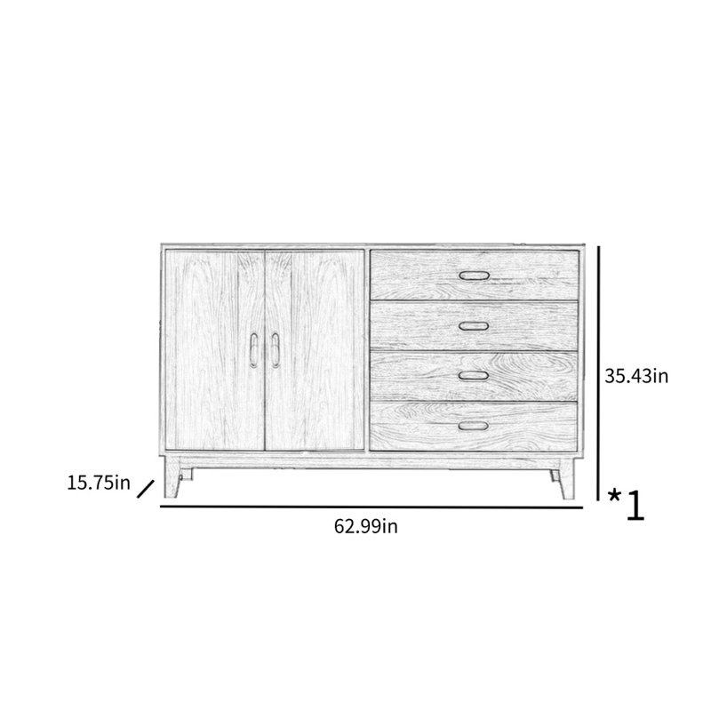 Multi-functional Home Dining Sideboard