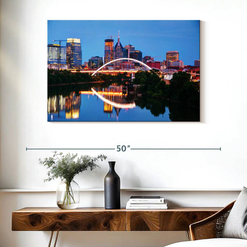 Kavia, Nashville, Tennessee, paysage urbain, H 26 po x l 39 po