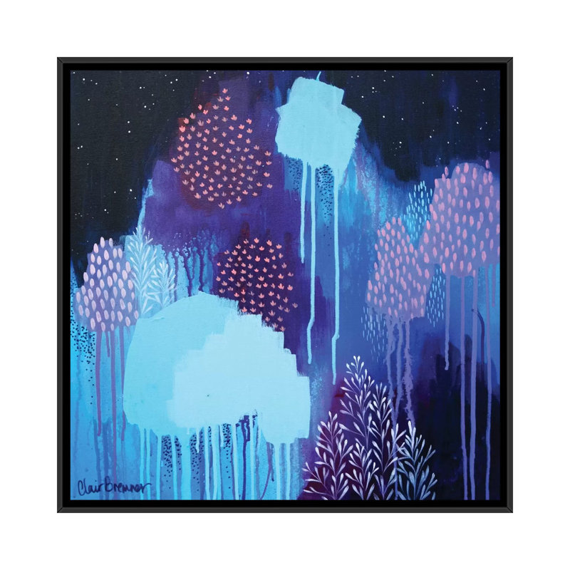 «Hold Back The Night» par Clair Bremner, reproduction sur toile tendue sur châssis, H 18 po x l 18 po x P 1,5 po
