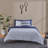 Lacoste Micro Logo Cotton King 3-Piece Navy Comforter Set-127368449-112777879