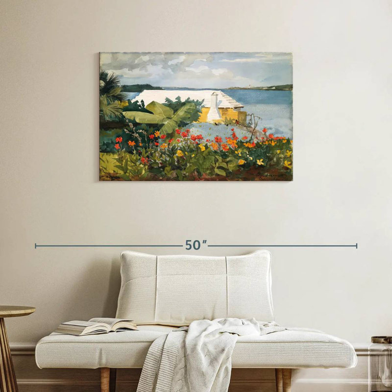 Gillard Flower Garden And Bungalow - Bermudes, H 24 po x l 36 po