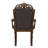Maximus Wood Dining Arm Chair In Madeira Brown (Set Of 4)-180344540
