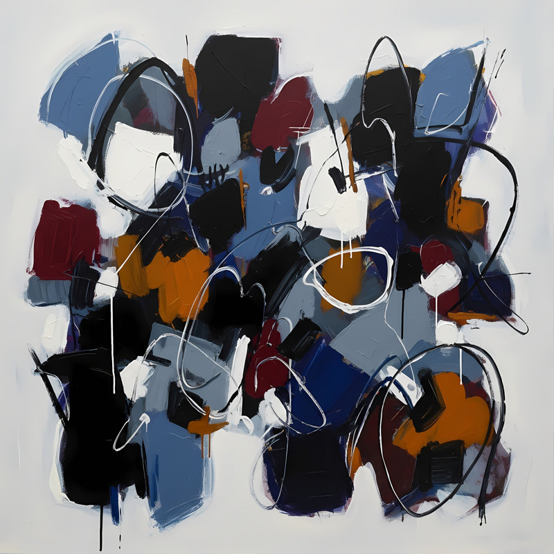 Order In Drift, 24" H x 24" W