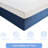 Alwyn Home 10 Inch Blue Medium Firm Gel Memory Foam Mattress With Removable Cover & Fibreglass Free For No-Noise Deeply Safe Sleep-206252962
