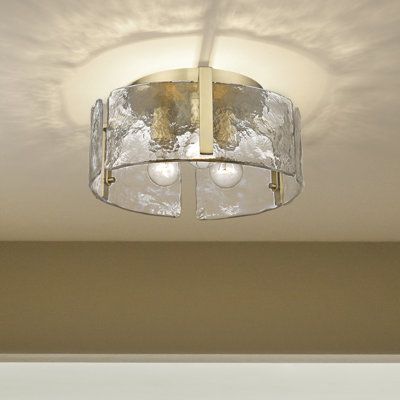 Kourtney Glass Flush Mount