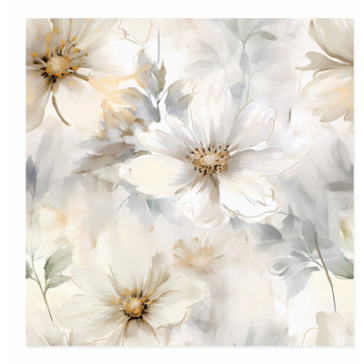 «Floral Floral Myst», reproduction d'art moderne sans cadre