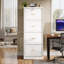 Classeur à 4 tiroirs, classeur vertical avec serrure, classeur en bois pour bureau personnel-1482004085