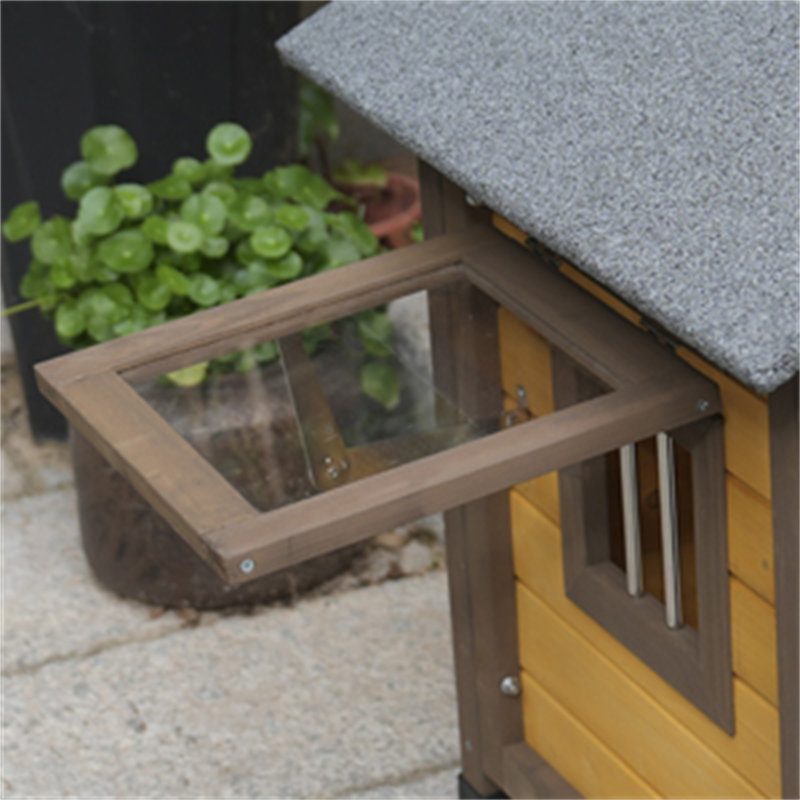 Niche pour chien en bois massif 45 po