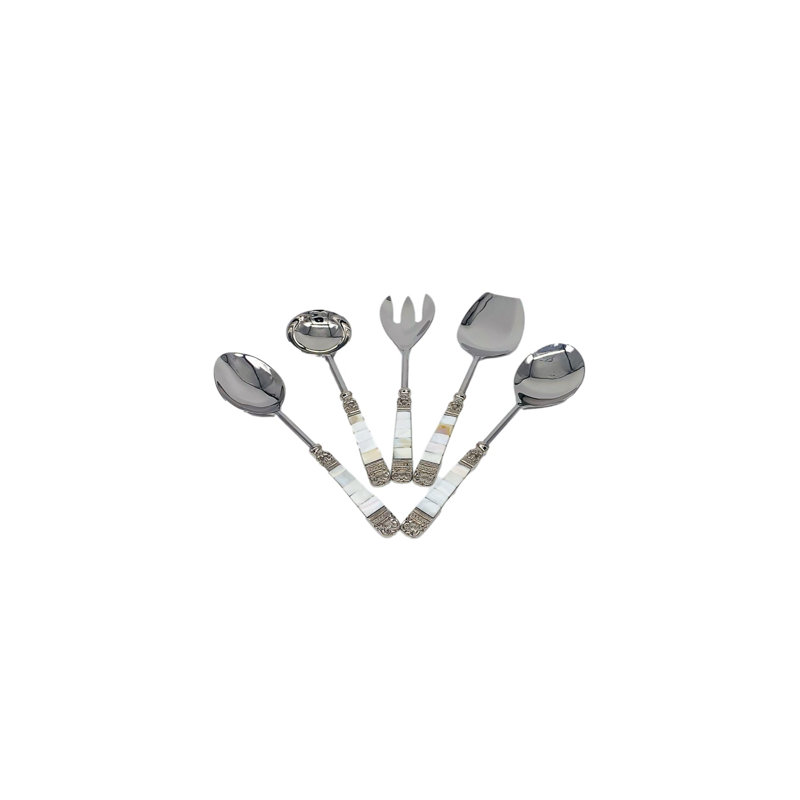 5 Piece Stainless Steel Hostess Set