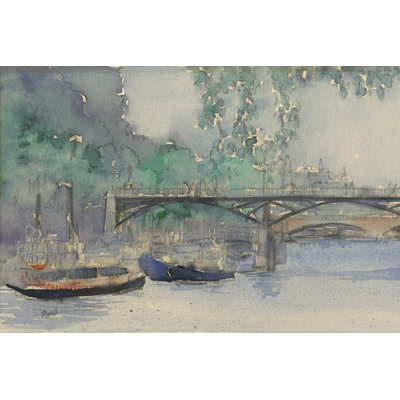 Venice Watercolors V by Samuel Dixon - Wrapped Canvas Print