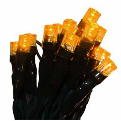 20 Pre-Lit Battery Operated LED Wide Angle Christmas Lights - 6.25 ft