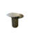 Cerryn Modern Irregular End Table with Sculptural Free Form Design and Glass Top – Contemporary Side Table -1450450210