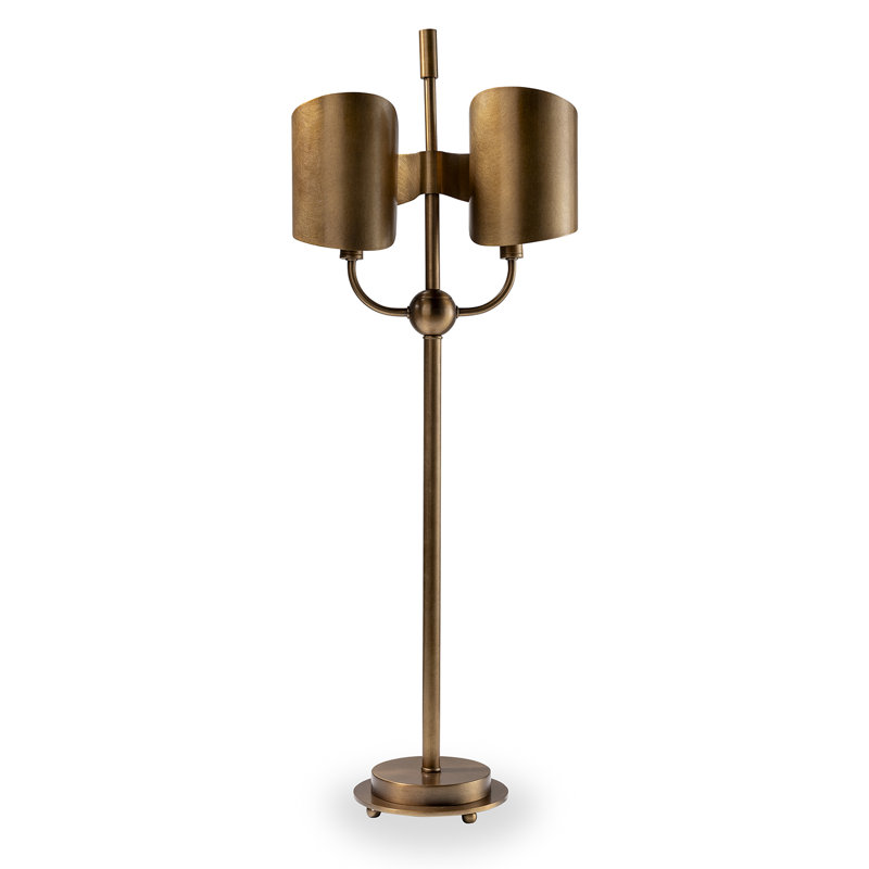 Quinton Table Lamp, Aged Brass