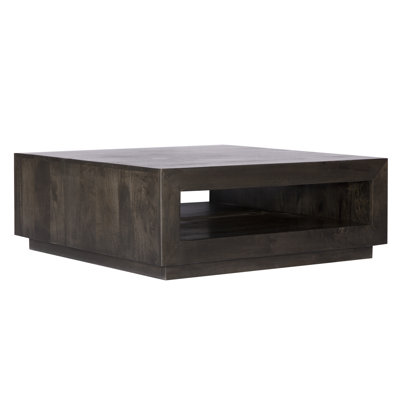 Caidyn Modern Solid Wood Square Coffee Table