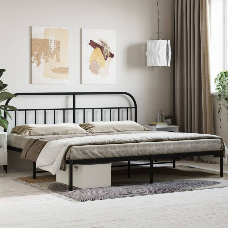 Hosby Bed, 183 x 213 cm, Black