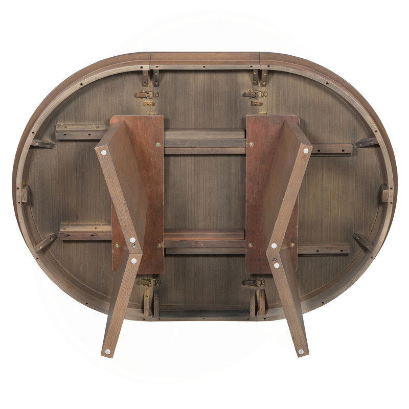 Ensemble de table de salle à manger extensible 5 pièces pour 4 personnes, ensemble de table de salle à manger extensible rétro avec 4 chaises rembourrées, ensemble de table de cuisine et chaises pour salle à manger et cuisine TREXM