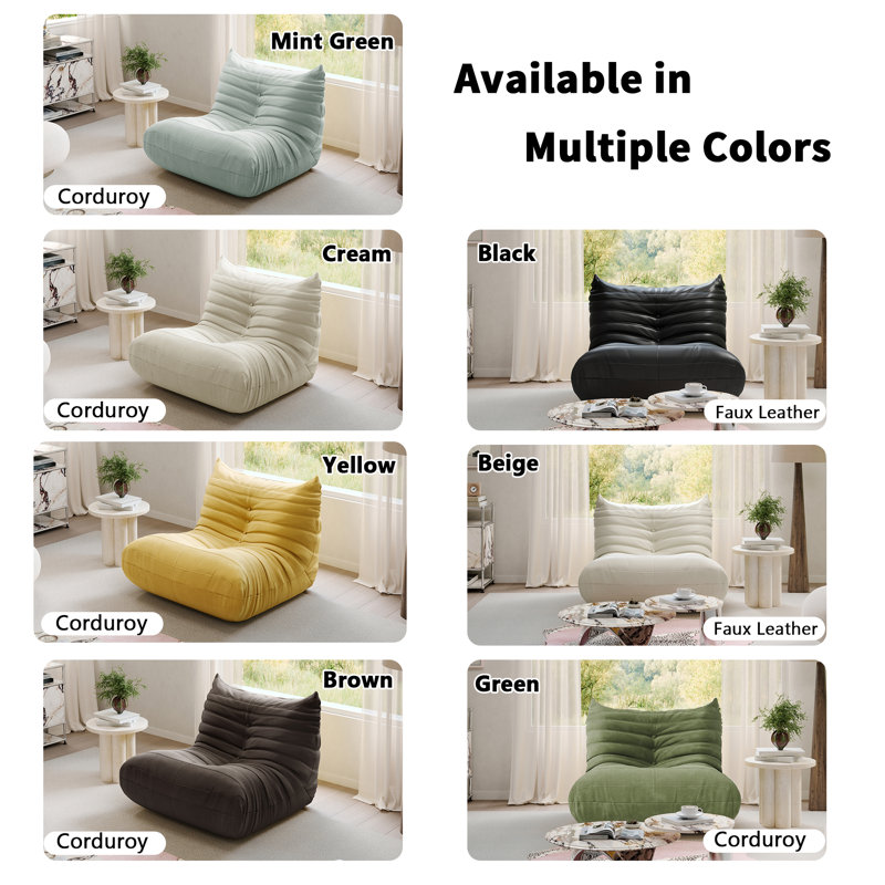 Fauteuil à billes Castille Lazy, Jaune