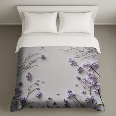 Housse de couette Lavender Bedding Floral Minimalist