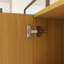 Armoire murale de 35 po de hauteur avec porte et tablettes