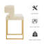 Tabouret de comptoir rembourré Alyncia-794824667