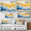 Luyster Blue Yellow Dream Lines II - vagues côtières, art mural-747857735-747857742-747857732