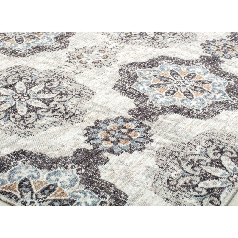 Tapis gris Celestia, Rectangle 2 pi 6 po x 4 pi