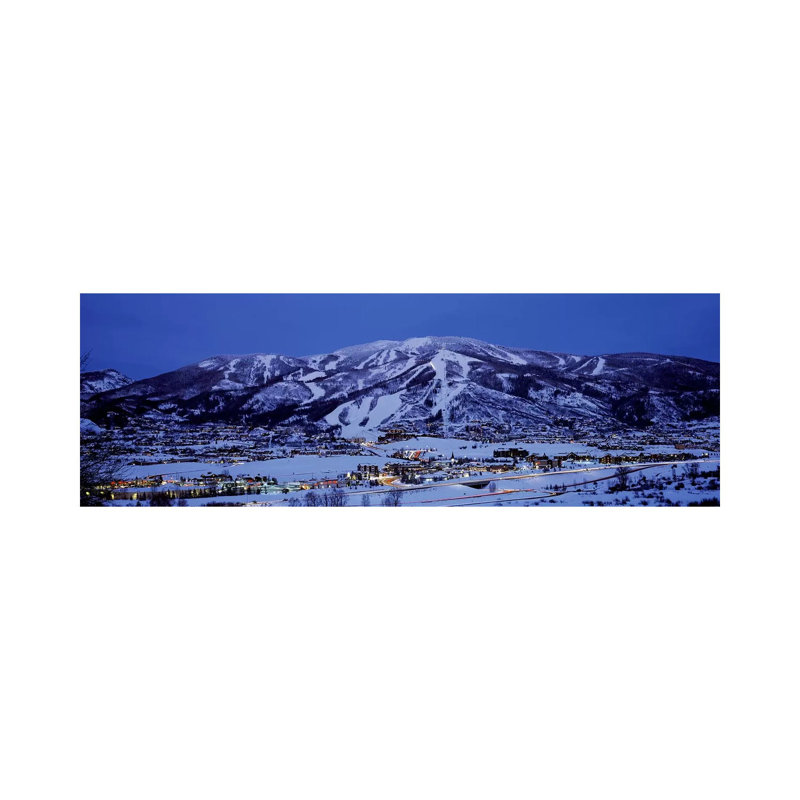«Illuminated Landscape», Mont Werner, Steamboat Springs, routt County, Colorado, États-Unis - Giclée sur toile tendue avec châssis