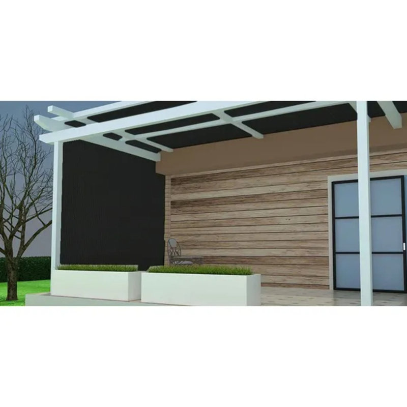 Toile d'ombrage noire 8% x 8 pi 8 pi x 12 pi, filet de protection solaire résistant aux rayons UV avec bord coupé, tissu PE léger et durable pour serre, patio, abri d'auto, jardin et plantes