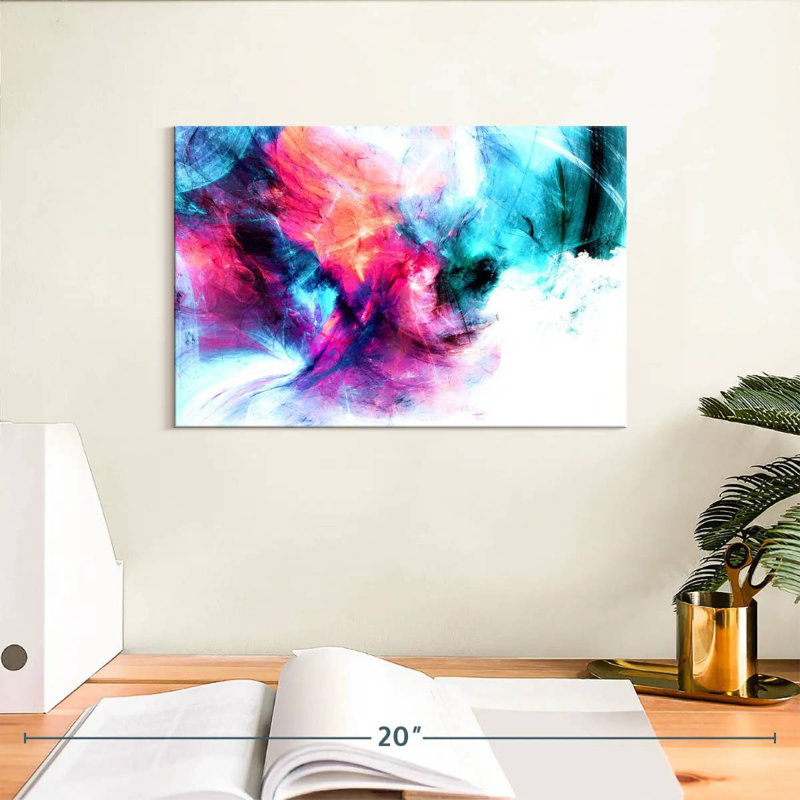 Avery Abstract Surreal Clouds, 8" H x 12" W