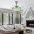 Jianu 42'' Bluetooth Ceiling Fan with Dimmable LED Lights and Music Player