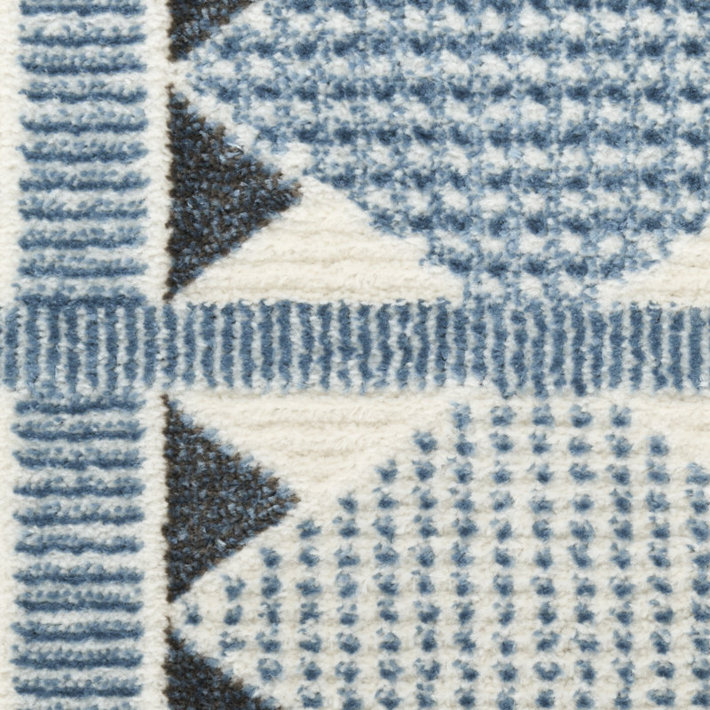 Tapis bleu Maridee, Rectangle 8 pi x 10 pi