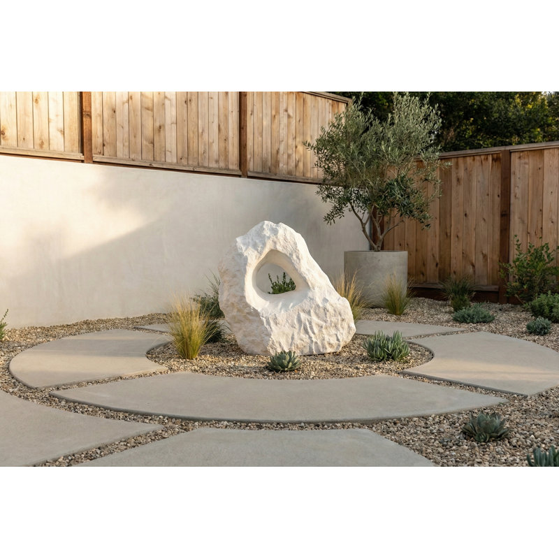 Cast Cheese Stone Sculpture, Small, Roman Stone