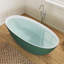 Baignoire profonde autoportante à surface solide de 65 po Fslefay-124822464