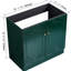 Meuble-lavabo foncé autoportant de 36 po - Portes à fermeture douce et - Style moderne avec résistance à la décoloration