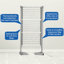 Aluminum Foldable Freestanding Drying Rack