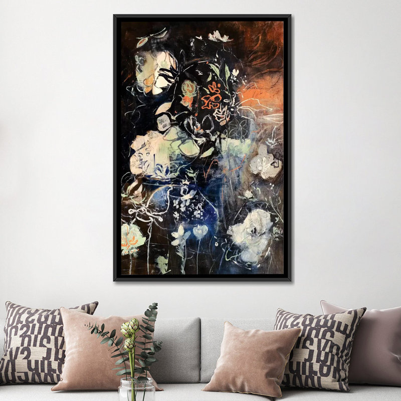Deep Sleep by Julian Spencer - Painting, Black Framed, No Mat, 60" H x 40" W x 1.5" D