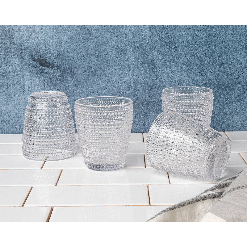Babbitt Whiskey Glass 11oz, Clear, 4