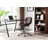 Jorinda Backed Adjustable Height Ergonomic Lab Stool with Footring Wheels-355786965