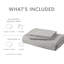 Ensemble de housse de couette texturée Mina Waffle Weave-1074430453-1074430455
