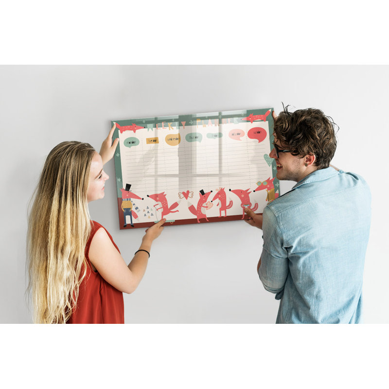 Magnetic Glass Dry Erase Board