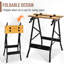 Établi pliable de 23,75 po Livingon Durhand