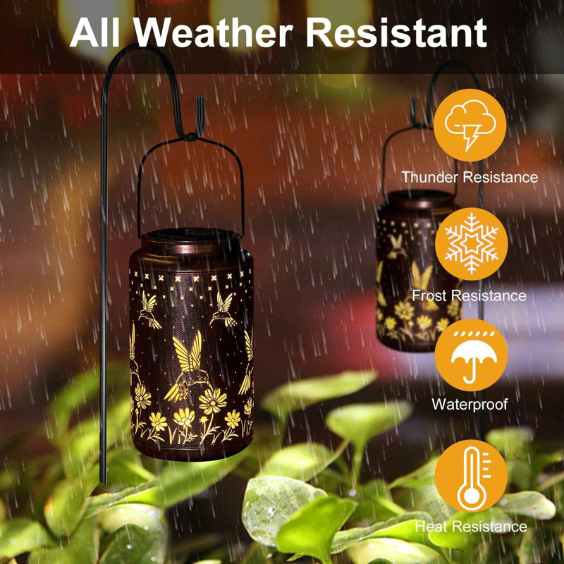 12.2''Hummingbird Solar Lights Outdoor