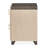 Fantosini 2-Drawer Nightstand - Silver Mist