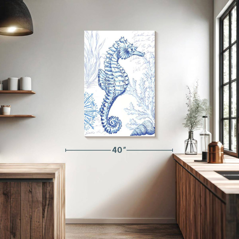 Carnet de croquis côtier Seahorse, H 39 po x l 26 po