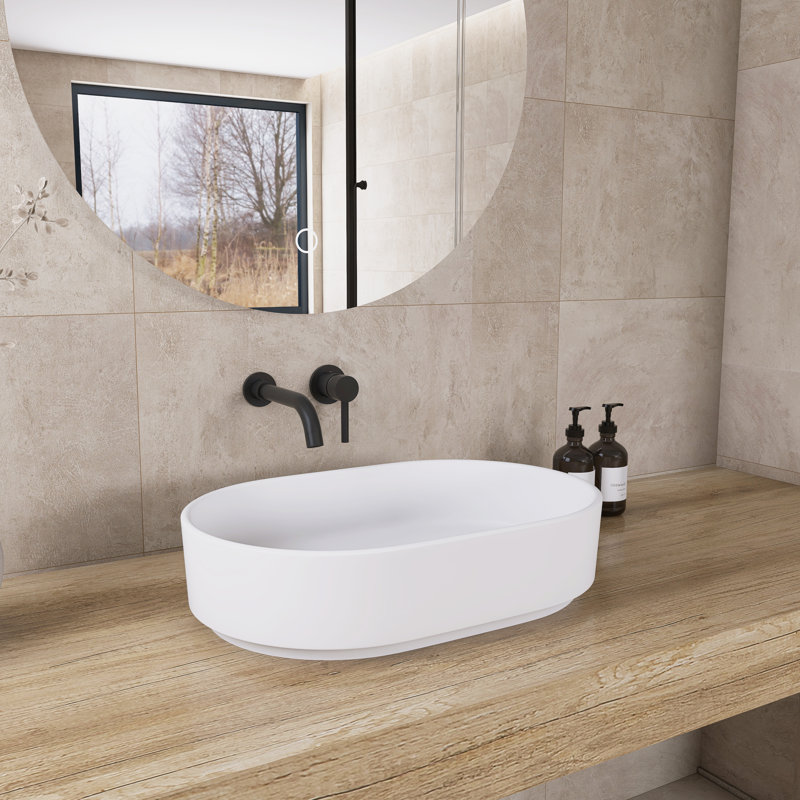 Lavabo de comptoir pour salle de bain 23 po Fslefay