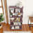 5-Tier Engineered Wood Bookcase, 64.56" Tall Organizer Display Shelves-1249107756
