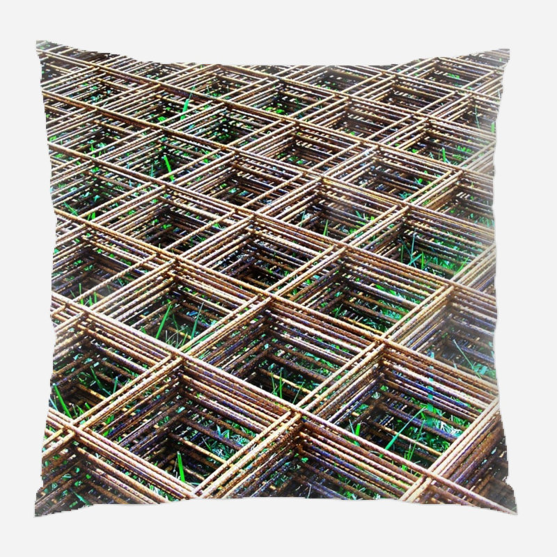 Geometric Microsuede Reversible Throw Pillow