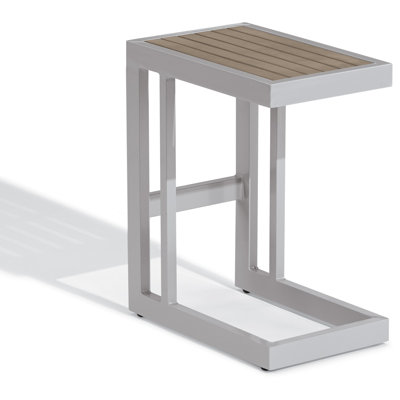 Travira Rectangular Metal Outdoor Side Table , 12.5'' in. W 20'' in. D