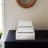 Set Of 3 6/7/9" Mosaic Boxes, Silver