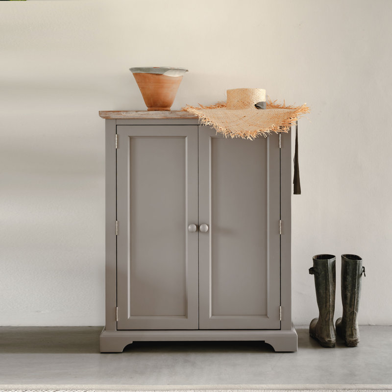 20 Pair Shoe Storage, Grey/Brown
